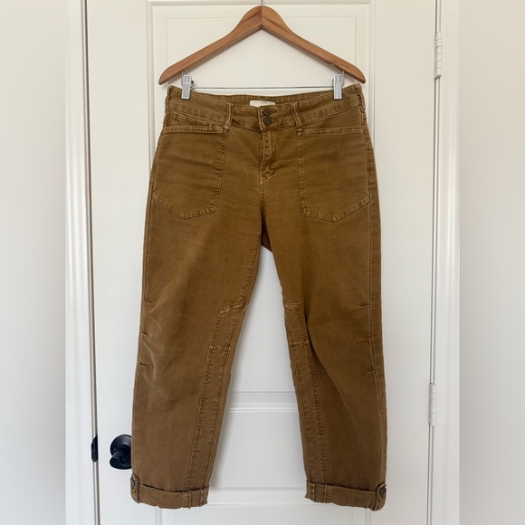 Mica Denim WESTE Utility Pants Brown Cargo Cuffed 29 - Picture 9 of 9